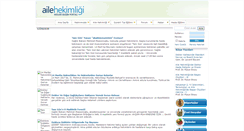 Desktop Screenshot of ailehekimligi.com.tr